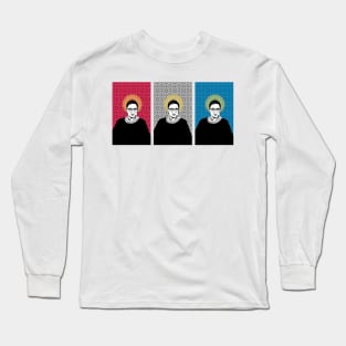 Ruth Bader Ginsburg Patriotic Icon Long Sleeve T-Shirt